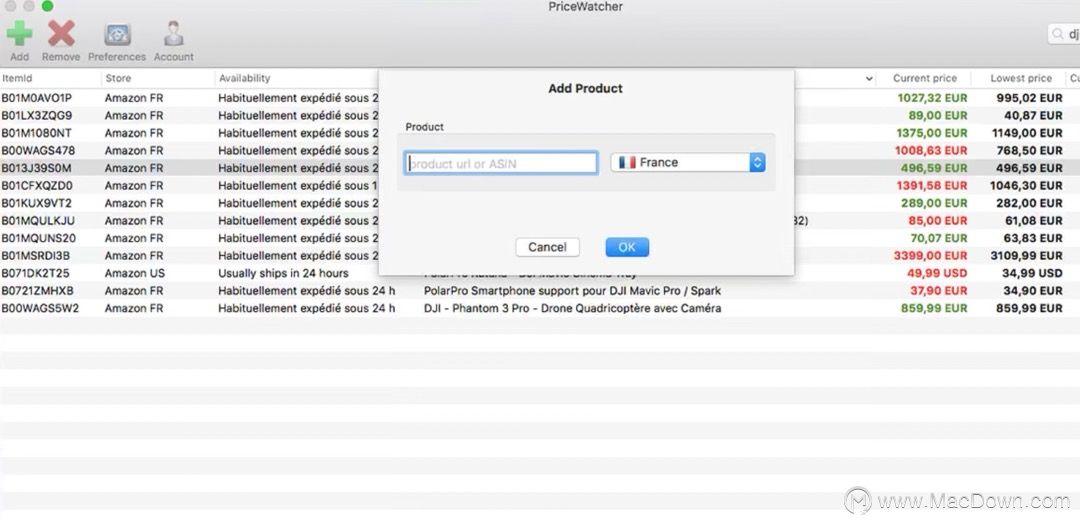 pricewatcher mac破解版 下载-PriceWatcher for Mac(价格变动监控软件)- Mac下载插图3