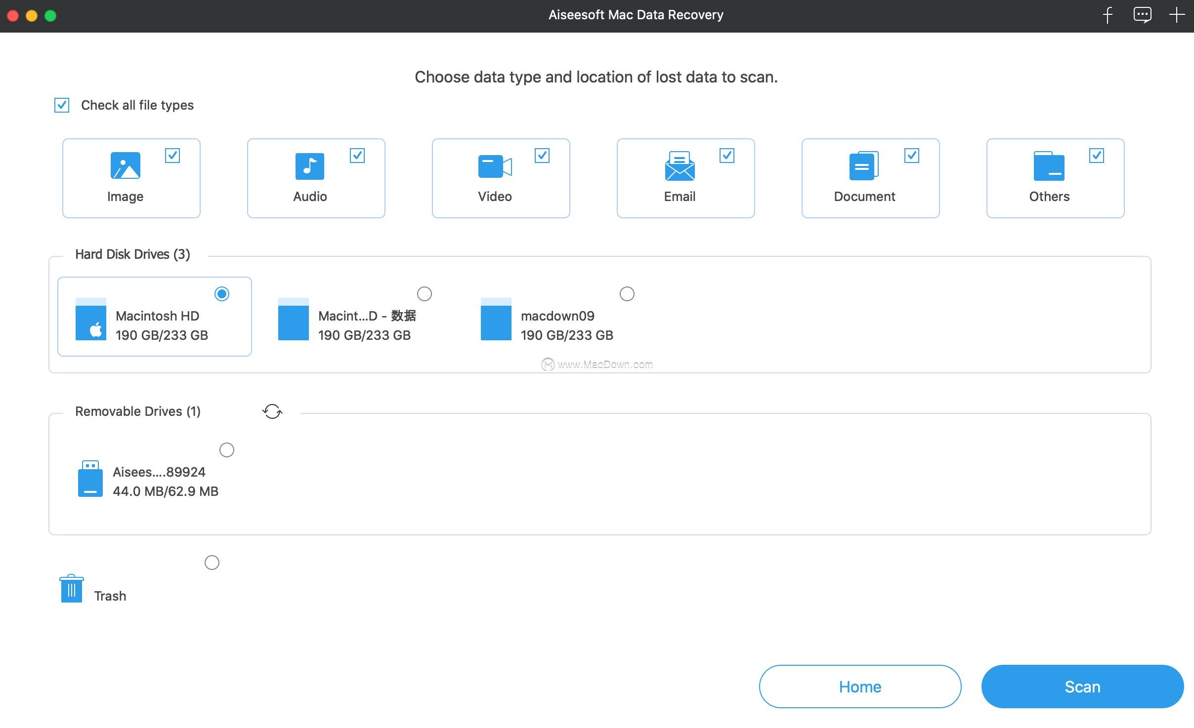 Aiseesoft Data Recovery破解版下载-Aiseesoft Data Recovery for mac(专业数据恢复软件) – Mac下载插图3