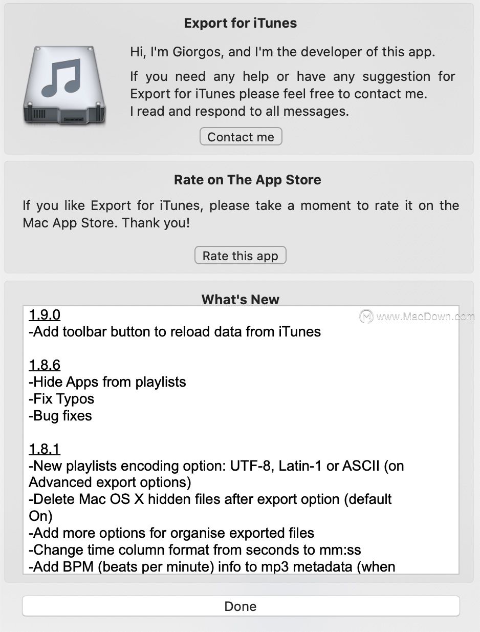 Export for iTunes Mac版-Export for iTunes for Mac(音乐文件管理工具) – Mac下载插图5