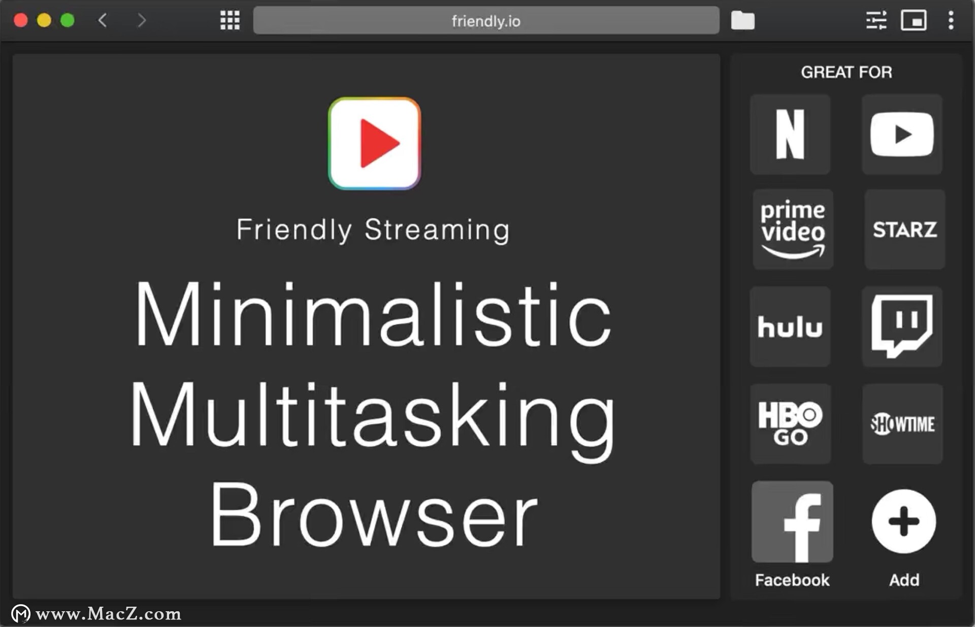 Friendly Streaming浏览器下载-Friendly Streaming for mac(流媒体浏览器)- Mac下载插图2