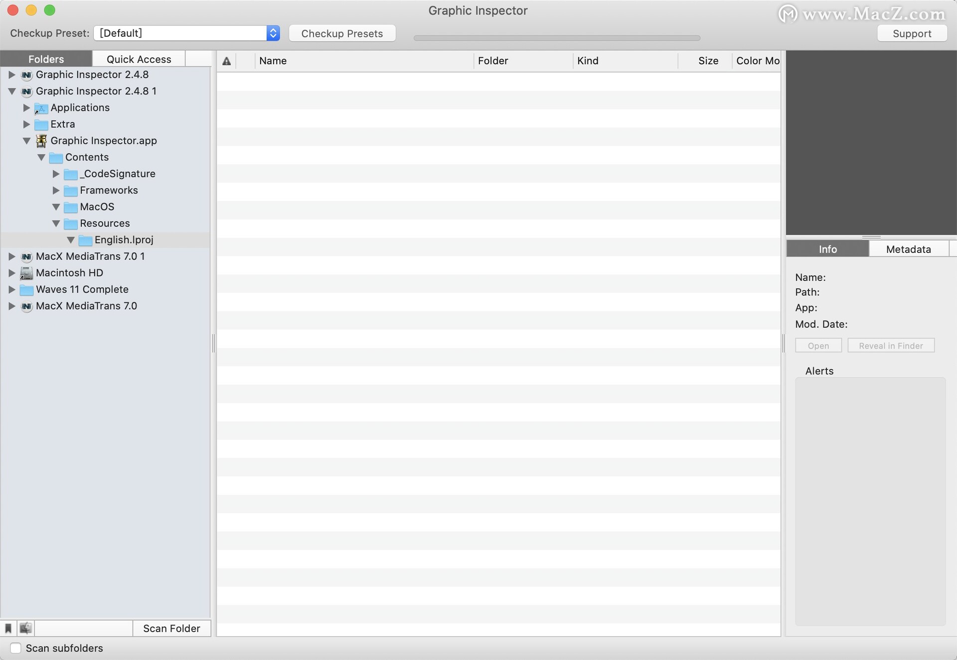 graphic inspector mac破解版-Graphic Inspector for mac(直观的图片查看器) – Mac下载插图2