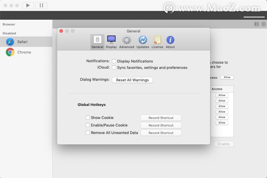 Cookie  Mac破解版下载-Cookie for Mac(浏览器缓存清理软件)- Mac下载插图4