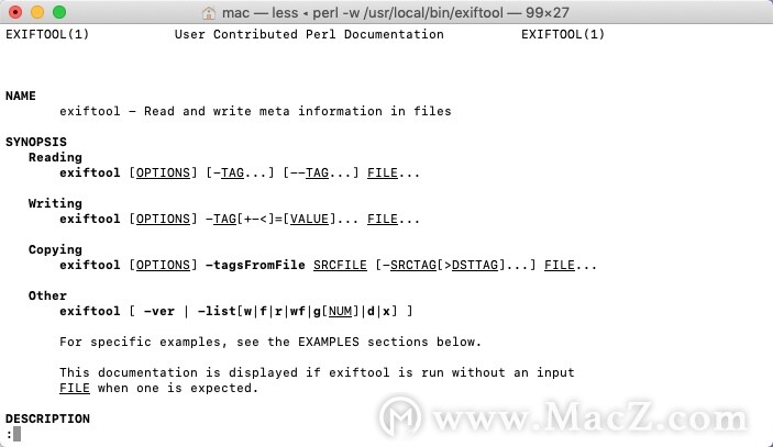 ExifTool mac下载-ExifTool for Mac(exif信息查看工具)- Mac下载插图4