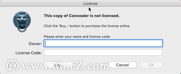 Concealer Mac破解版-Concealer for Mac(文件信息加密工具)- Mac下载插图5