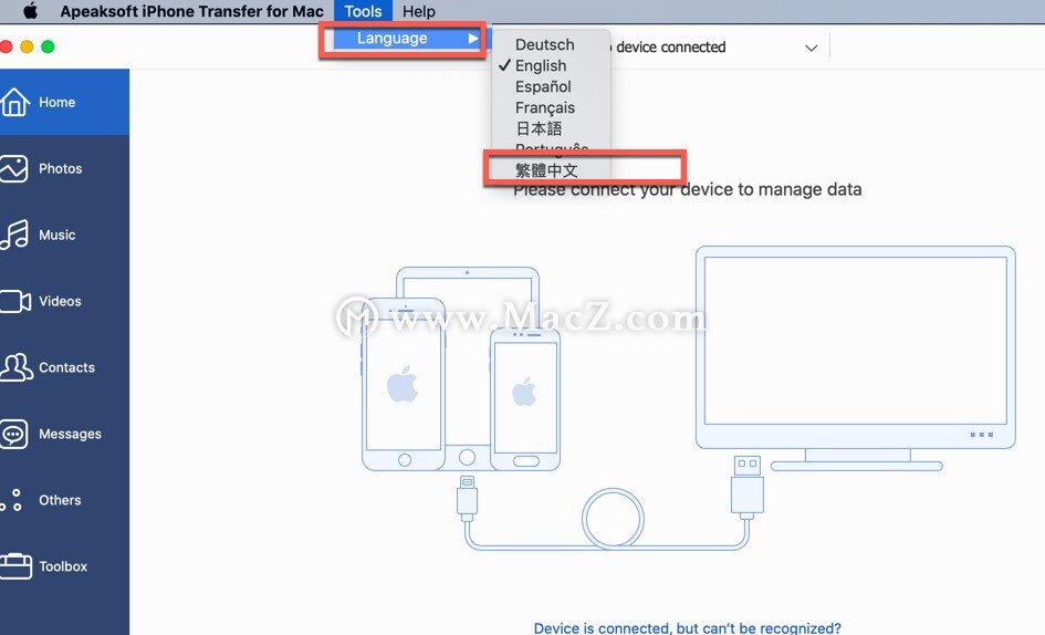 Apeaksoft iPhone Transfer for Mac破解版下载-Apeaksoft iPhone Transfer for Mac(iPhone数据传输软件)- Mac下载插图3