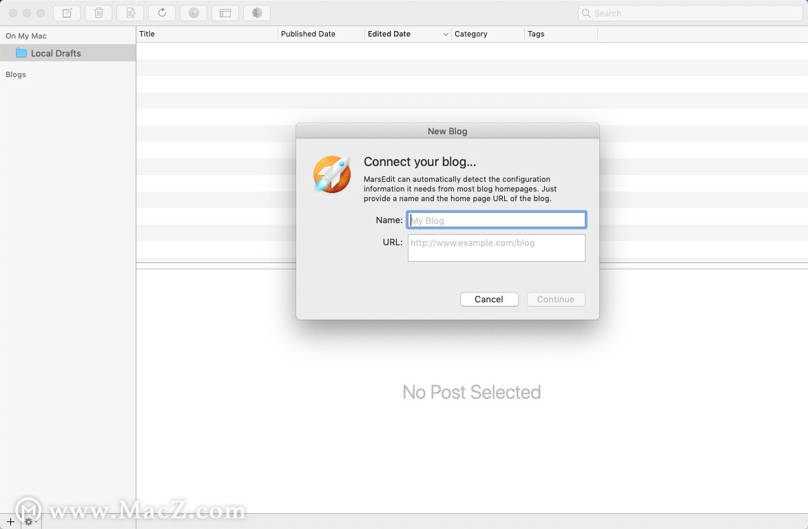marsedit 4 mac破解版-MarsEdit 4 for Mac(网络写作博客编辑软件)- Mac下载插图3