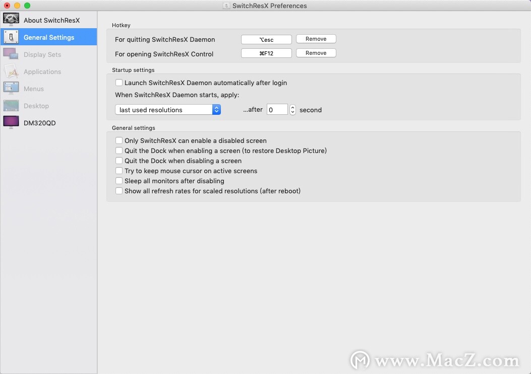 switchresx 破解版下载-SwitchResX for Mac(屏幕分辨率修改工具)- Mac下载插图10