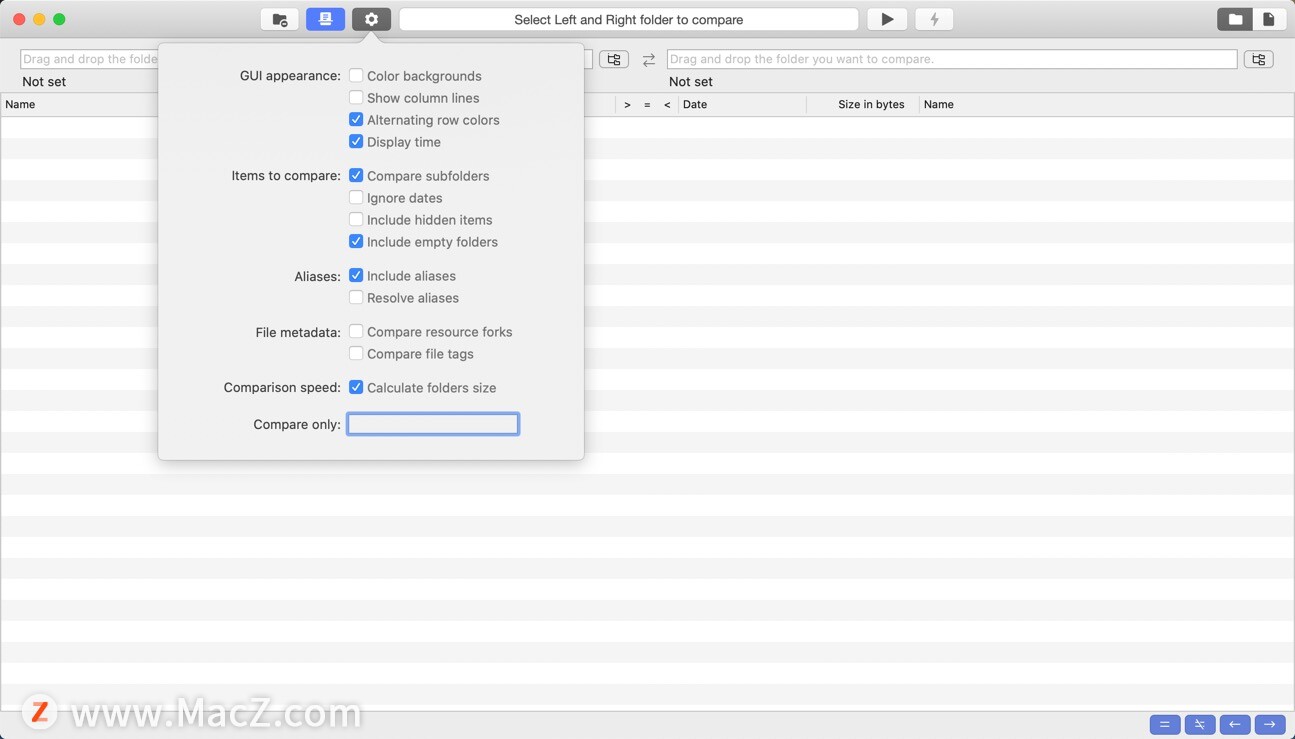 DirEqual 破解版下载-DirEqual for Mac(文件夹快速比较工具)- Mac下载插图2