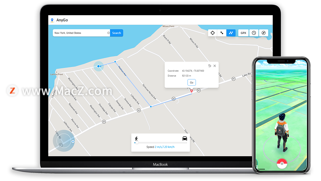 AnyGo破解版-AnyGo for Mac(在iPhone / iPad上轻松模拟GPS位置)- Mac下载插图4