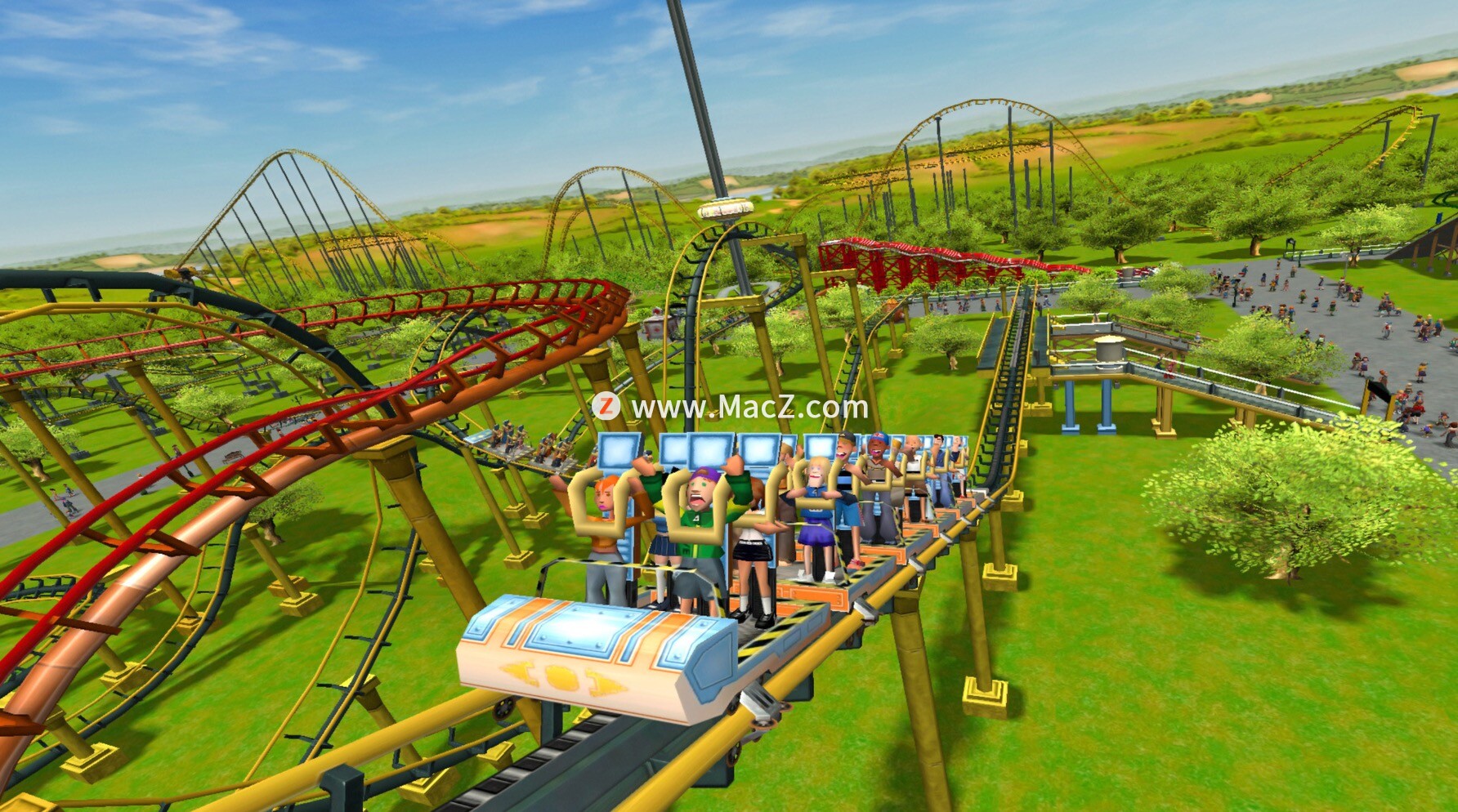 RollerCoaster Tycoon 3 for Mac(过山车大亨模拟游戏)支持M1