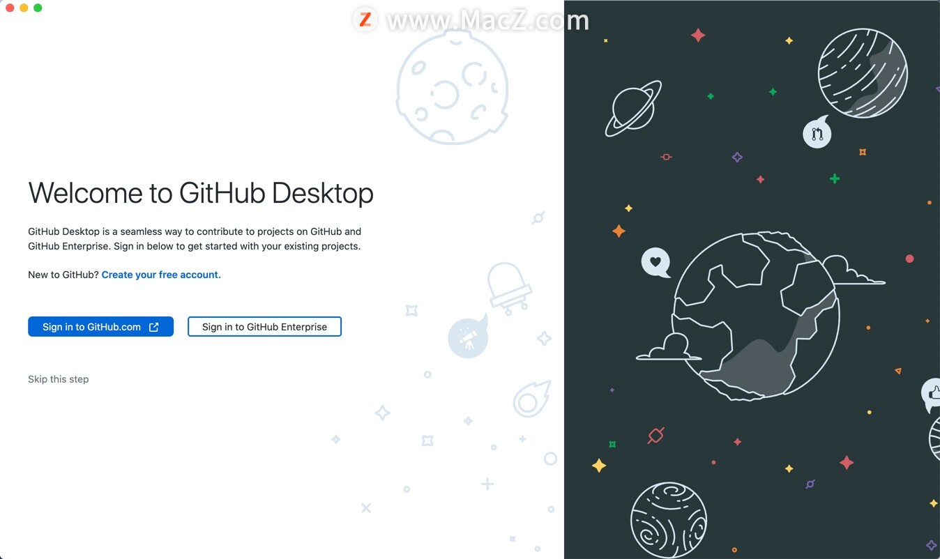 github desktop mac下载-GitHub Desktop for Mac(Github官方桌面客户端)- Mac下载插图3