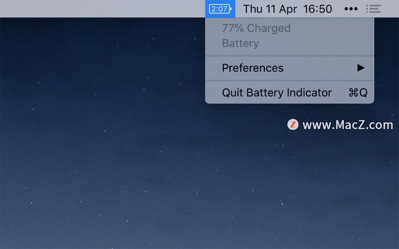 Battery Indicator Mac破解版-Battery Indicator for Mac(电池电量剩余指示器)- Mac下载插图3