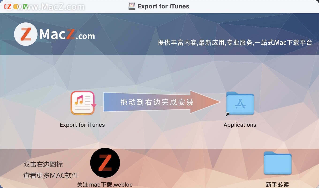 Export for iTunes Mac版-Export for iTunes for Mac(音乐文件管理工具) – Mac下载插图2