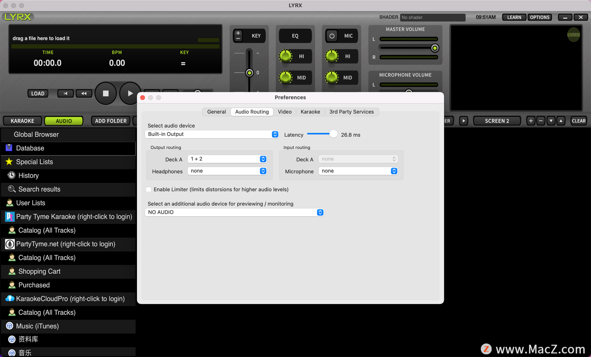 卡拉OK软件破解版-PCDJ LYRX for Mac(专业DJ和卡拉OK软件)- Mac下载插图4