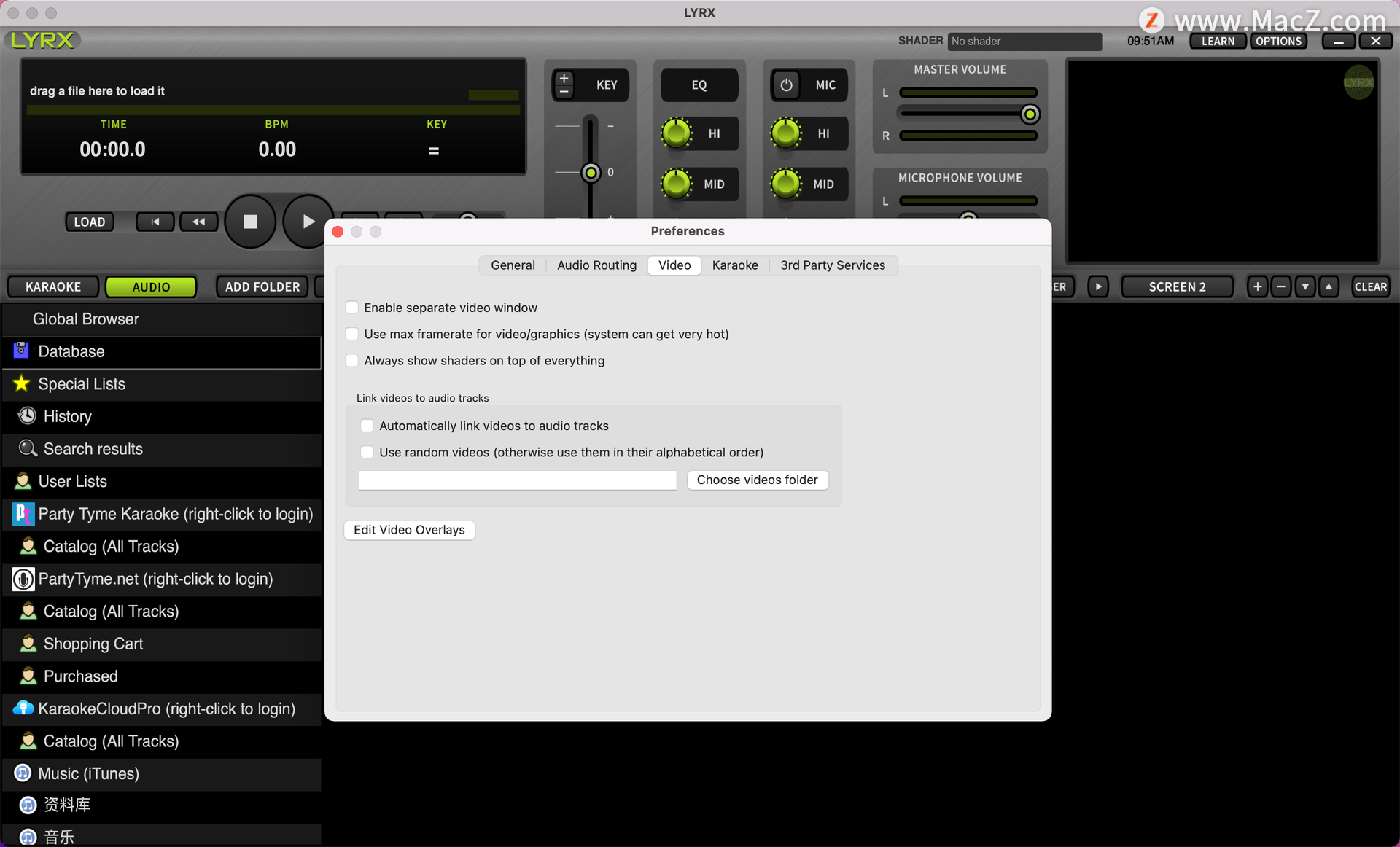 卡拉OK软件破解版-PCDJ LYRX for Mac(专业DJ和卡拉OK软件)- Mac下载插图5
