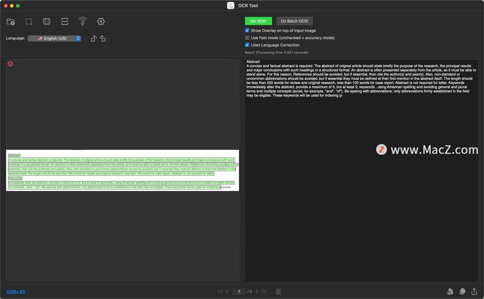 OCR Tool PRO Mac破解版-OCR Tool PRO For Mac(图片文本OCR识别工具)- Mac下载