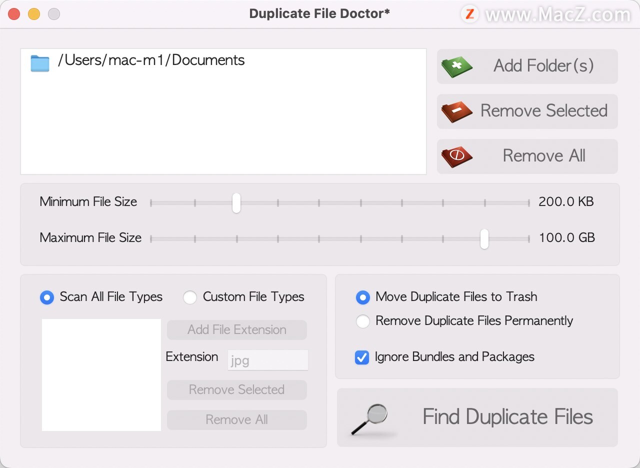 Duplicate File Doctor破解版下载-Duplicate File Doctor for Mac(重复文件快速查找工具)- Mac下载插图2