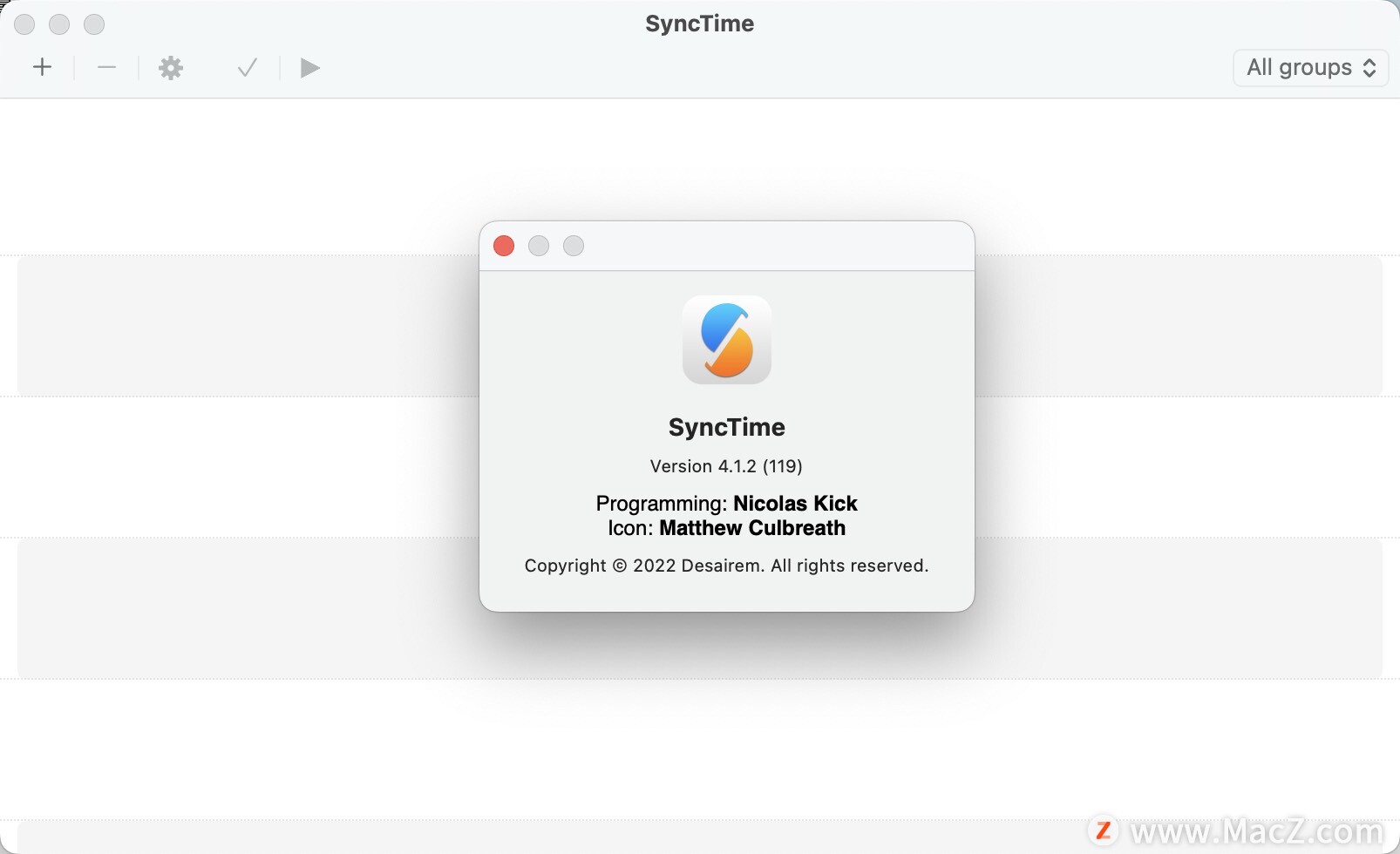 SyncTime mac破解版-SyncTime for mac(简单的文件同步工具)- Mac下载插图1
