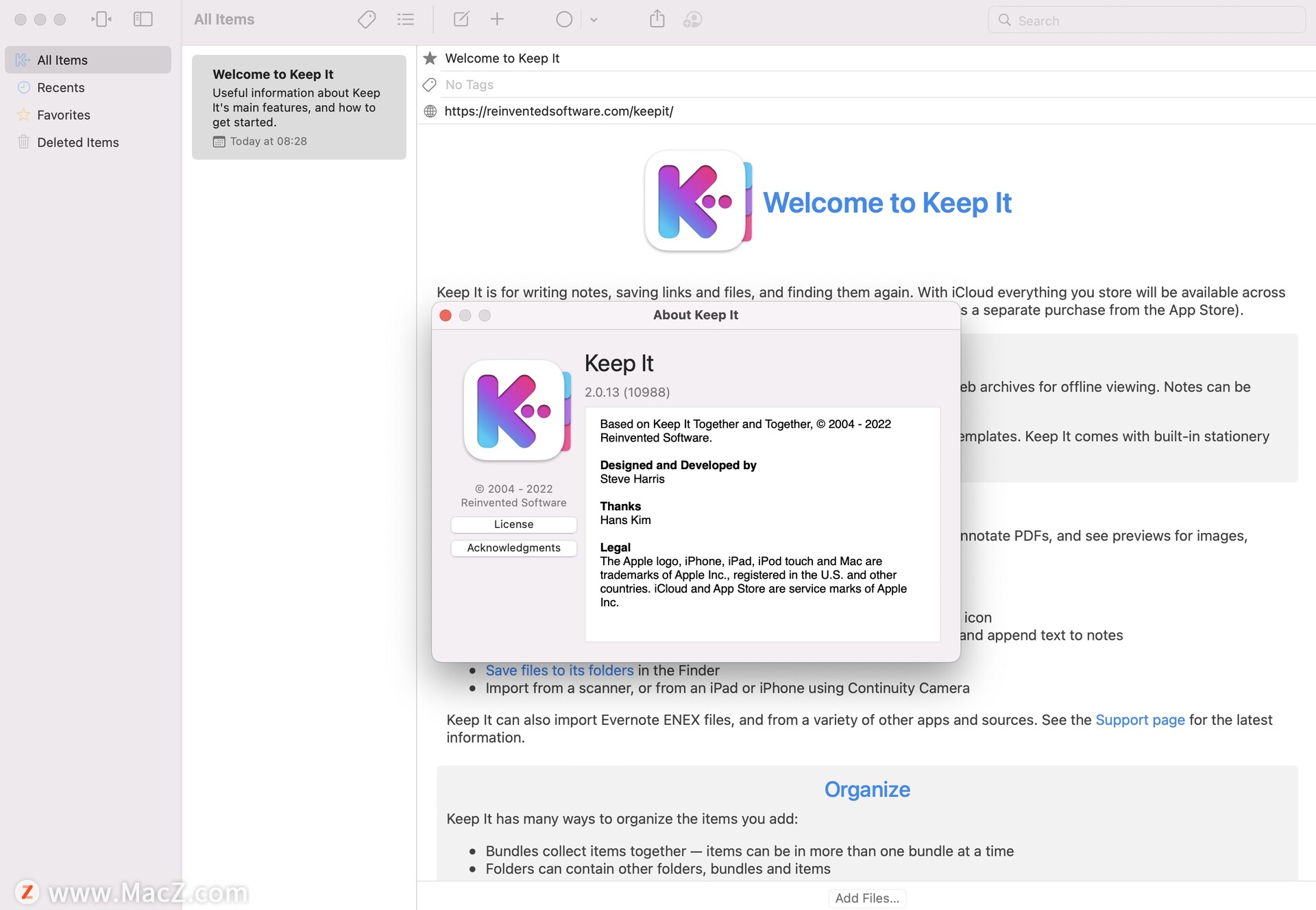 Keep It Mac破解版下载-Keep It for Mac(专业笔记工具) – Mac下载插图1