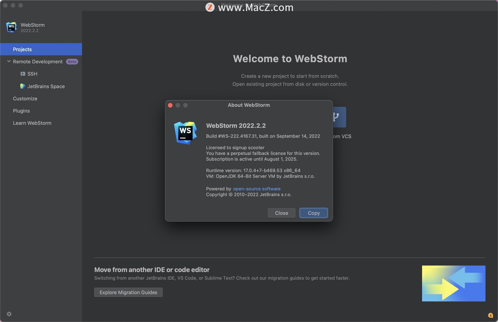WebStorm破解-WebStorm for Mac(JavaScript开发工具)- Mac下载插图1