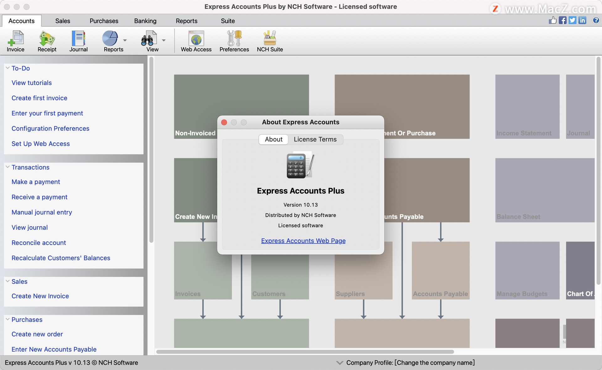 Express Accounts Mac版下载-Express Accounts for Mac(财务软件)- Mac下载插图1