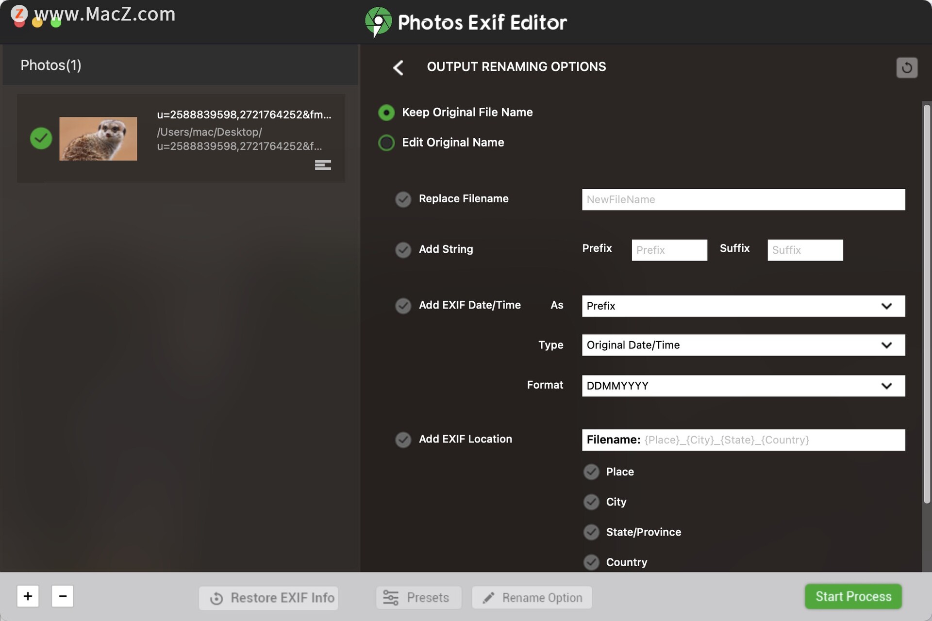 Exif Editor Mac破解版-Photos Exif Editor for Mac(照片EXIF编辑器)- Mac下载插图3