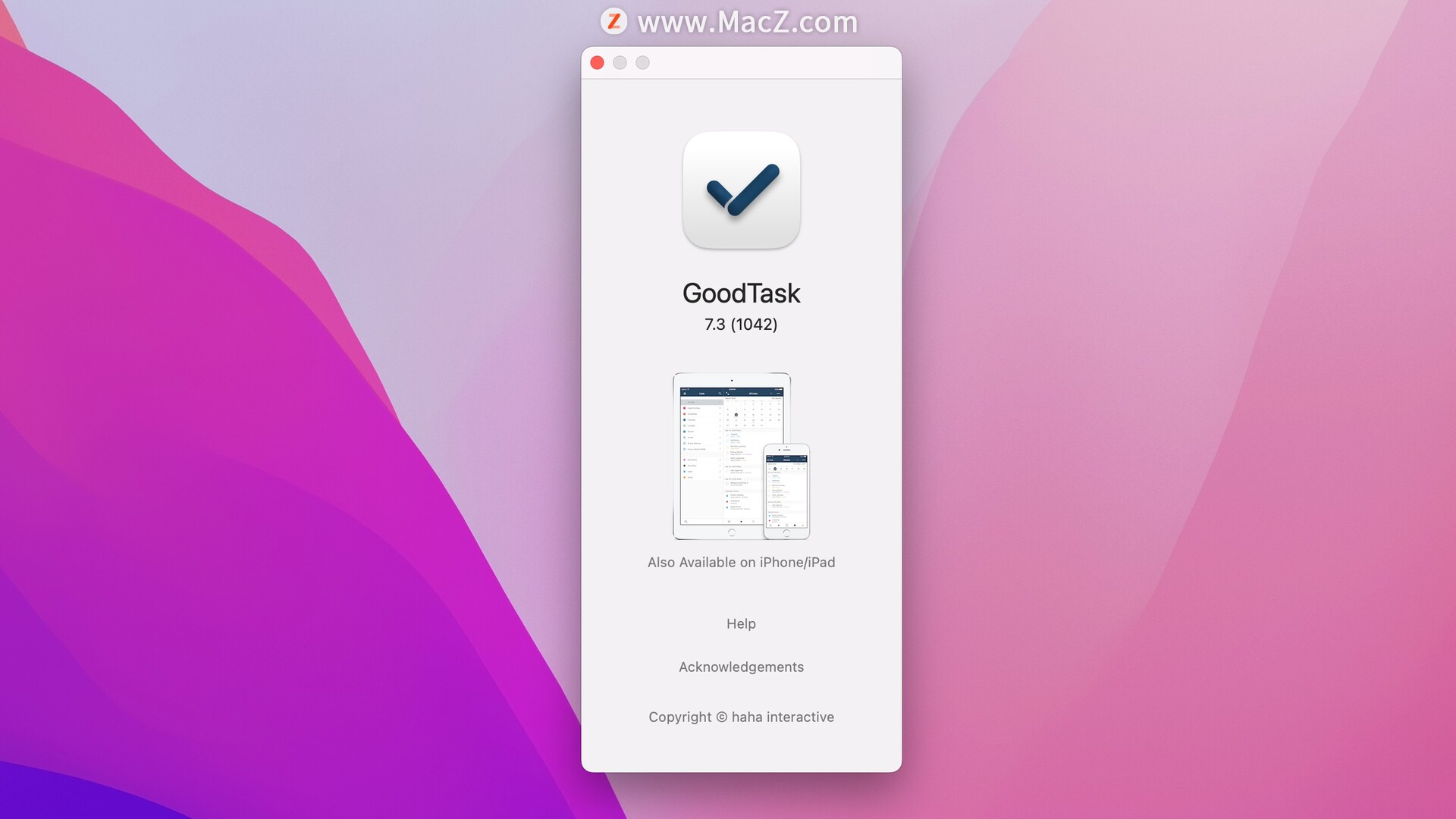 GoodTask for mac下载-GoodTask for mac (任务管理器)- Mac下载插图1