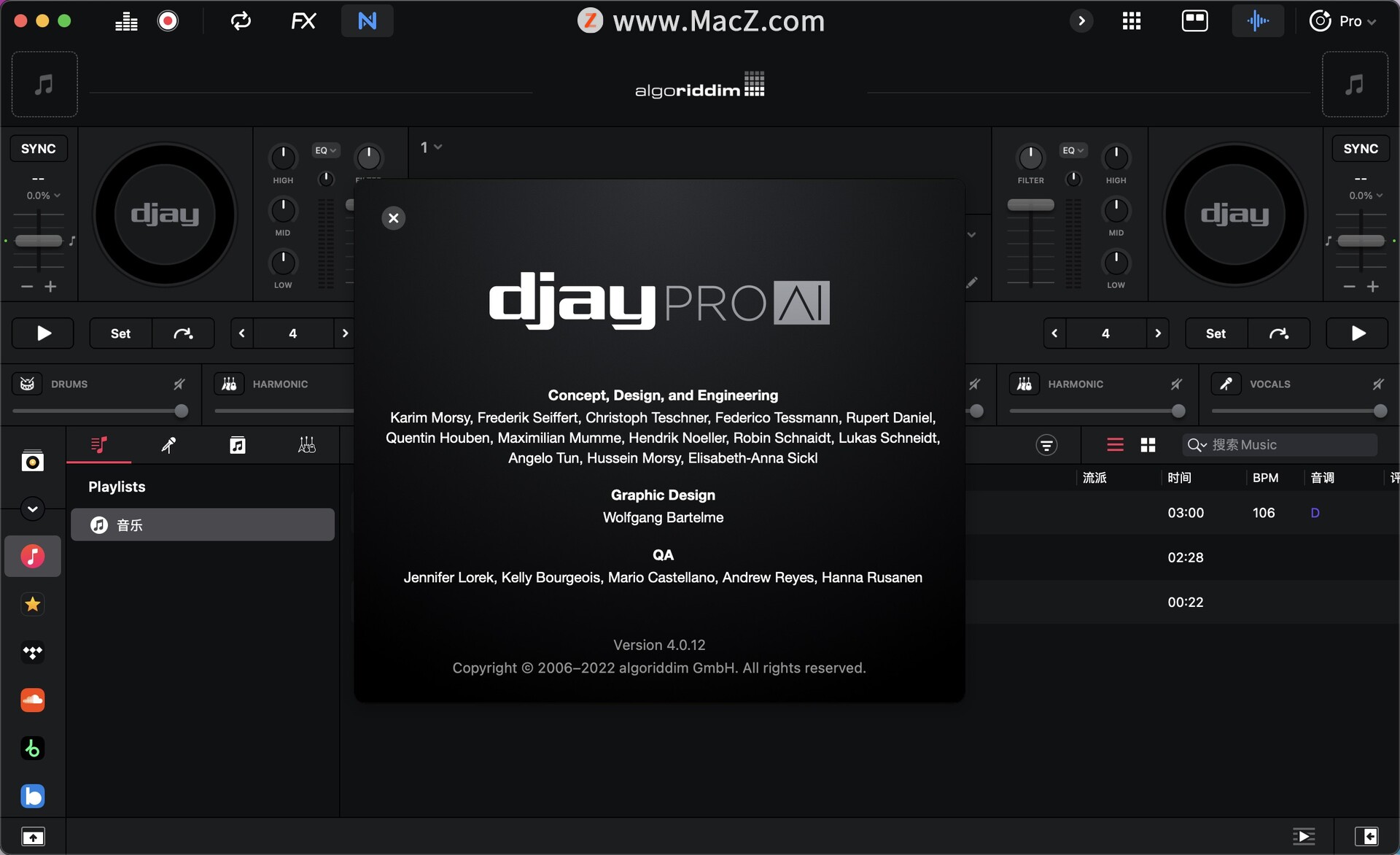 djay Pro Mac破解版-Algoriddim djay Pro AI for mac(dj混音软件)- Mac下载插图1