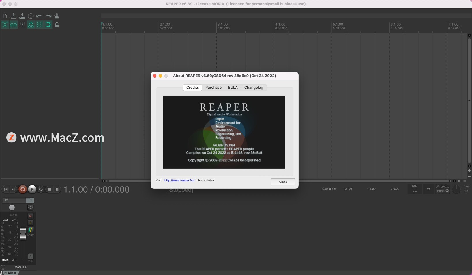 Cockos Reaper破解版-Cockos Reaper for mac(音频编辑制作软件)- Mac下载插图1