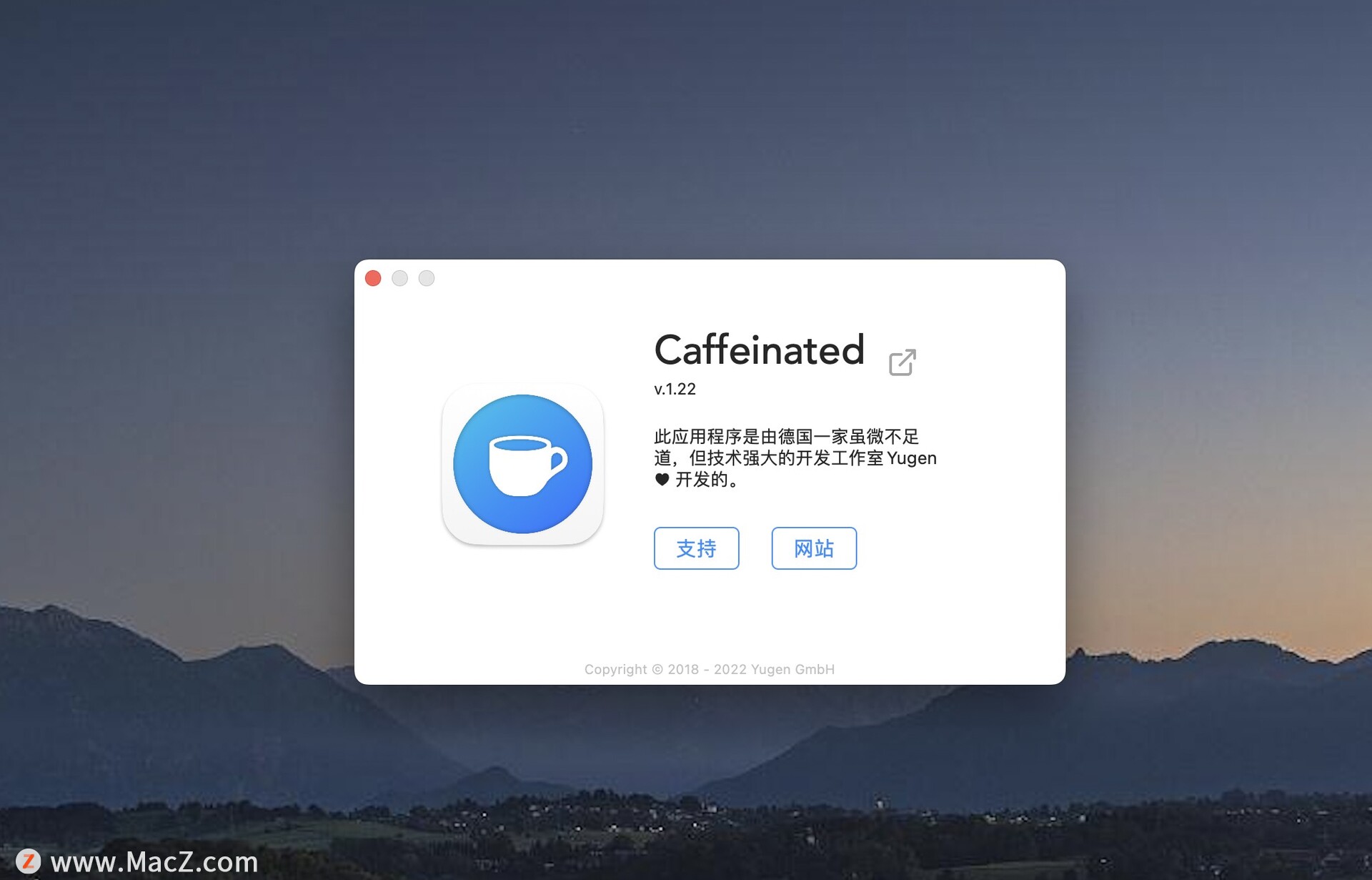 Caffeinated mac破解版-Caffeinated for mac(防睡眠工具)- Mac下载插图1