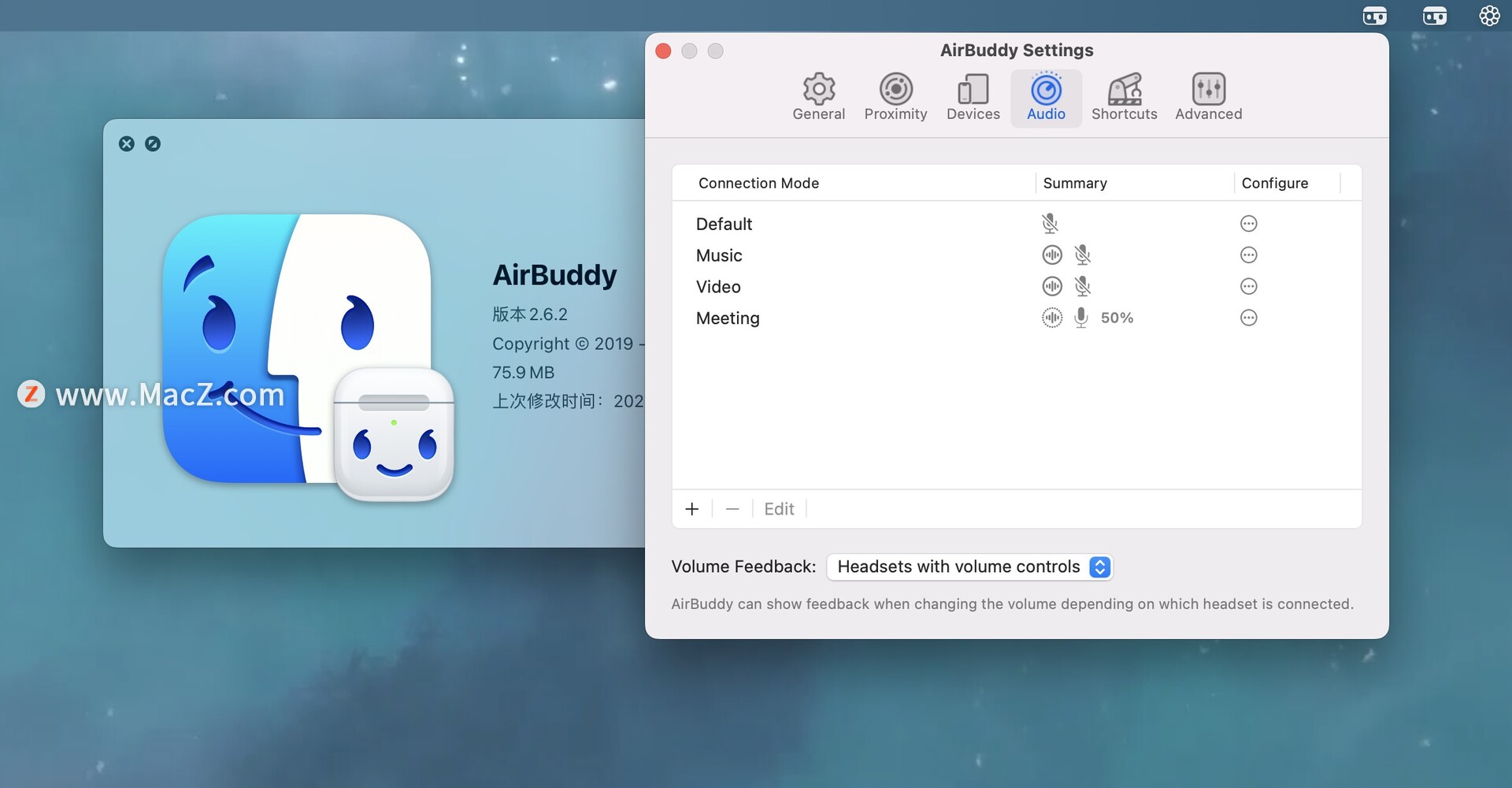 airbuddy mac-AirBuddy for Mac(AirPods耳机管理工具)- Mac下载插图1