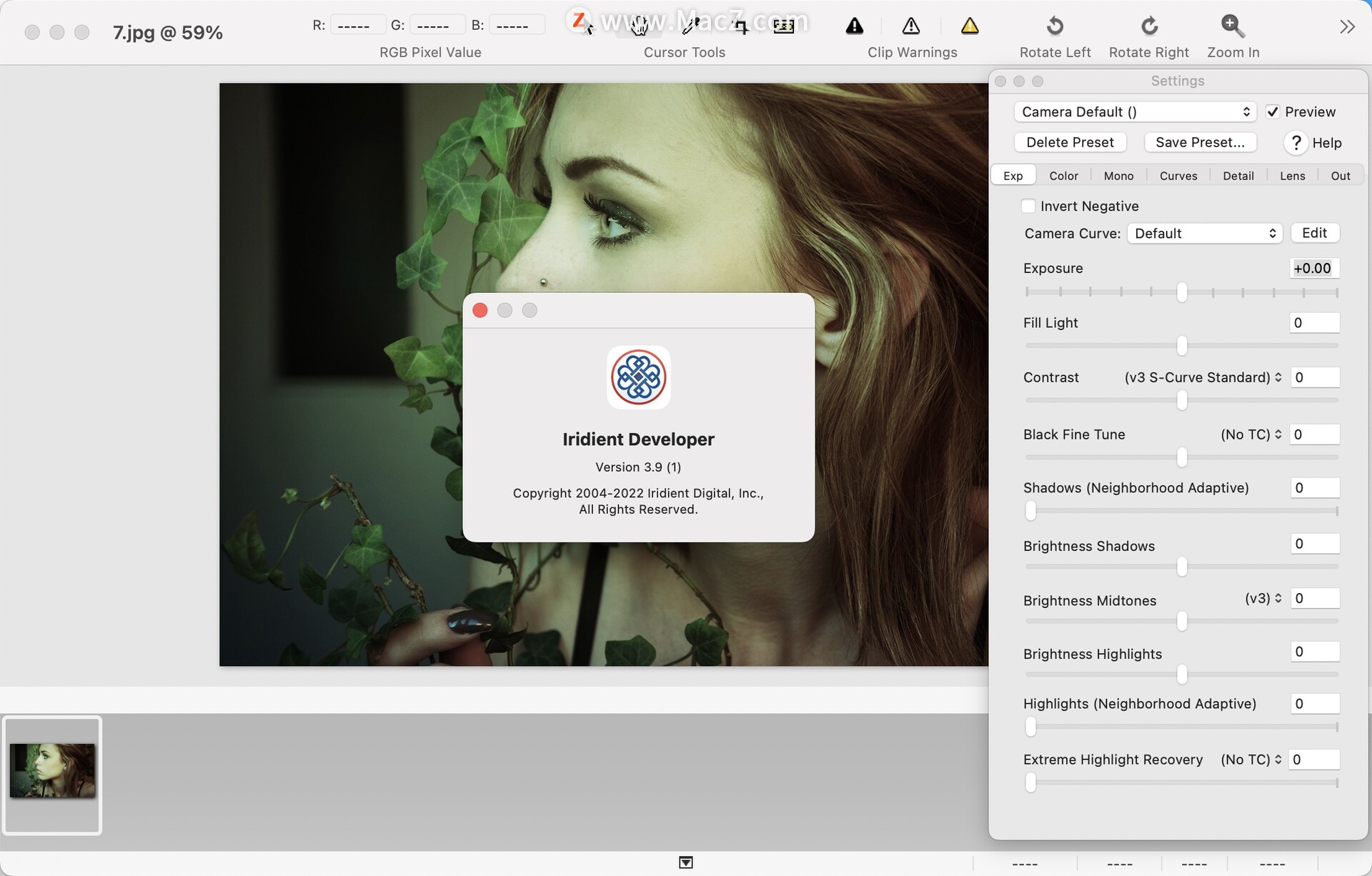 iridient developer mac-Iridient Developer for mac(RAW图像调整软件) – Mac下载插图1