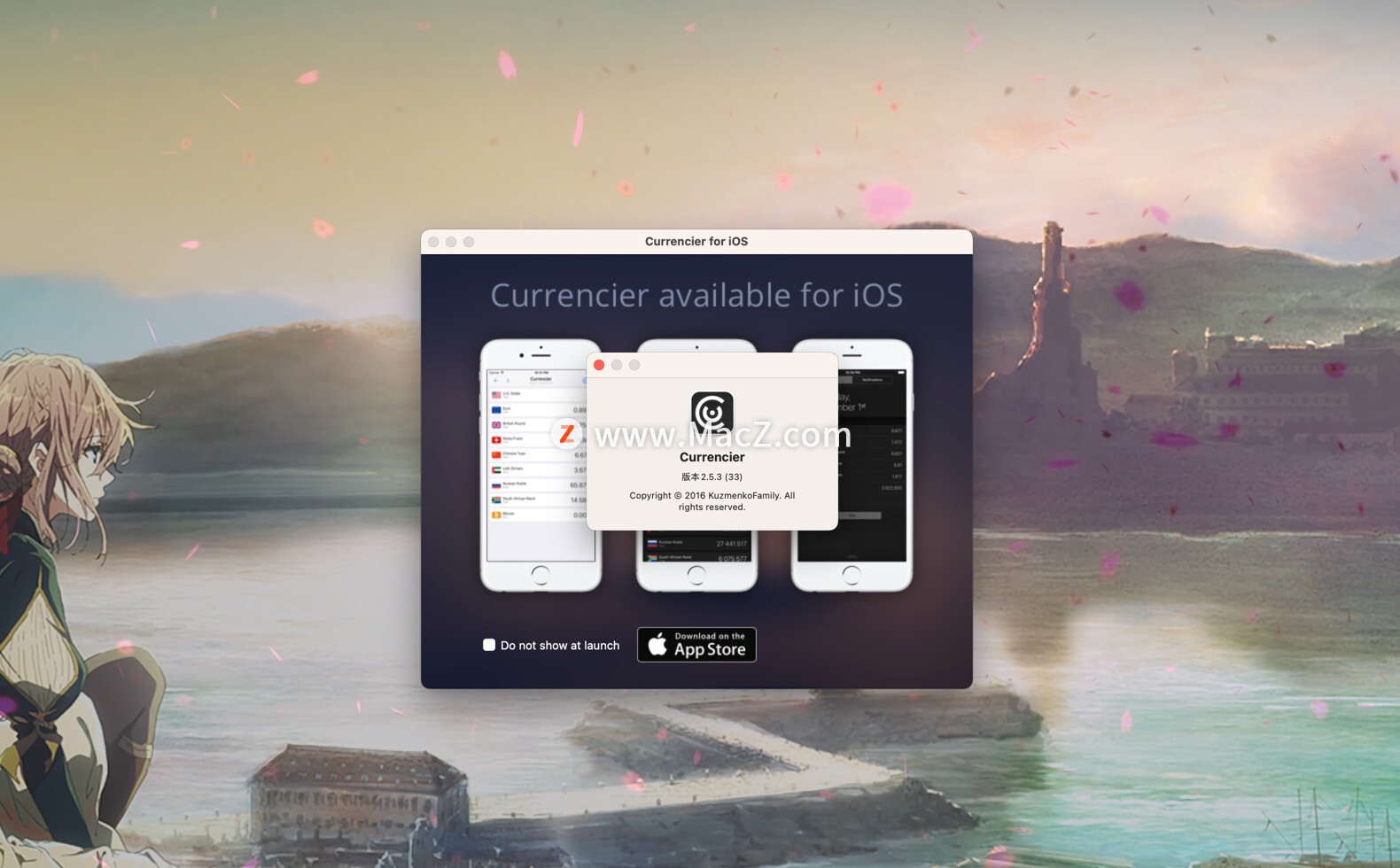 Currencier mac激活版下载-Currencier For Mac(实时汇率货币兑换计算工具)- Mac下载插图1