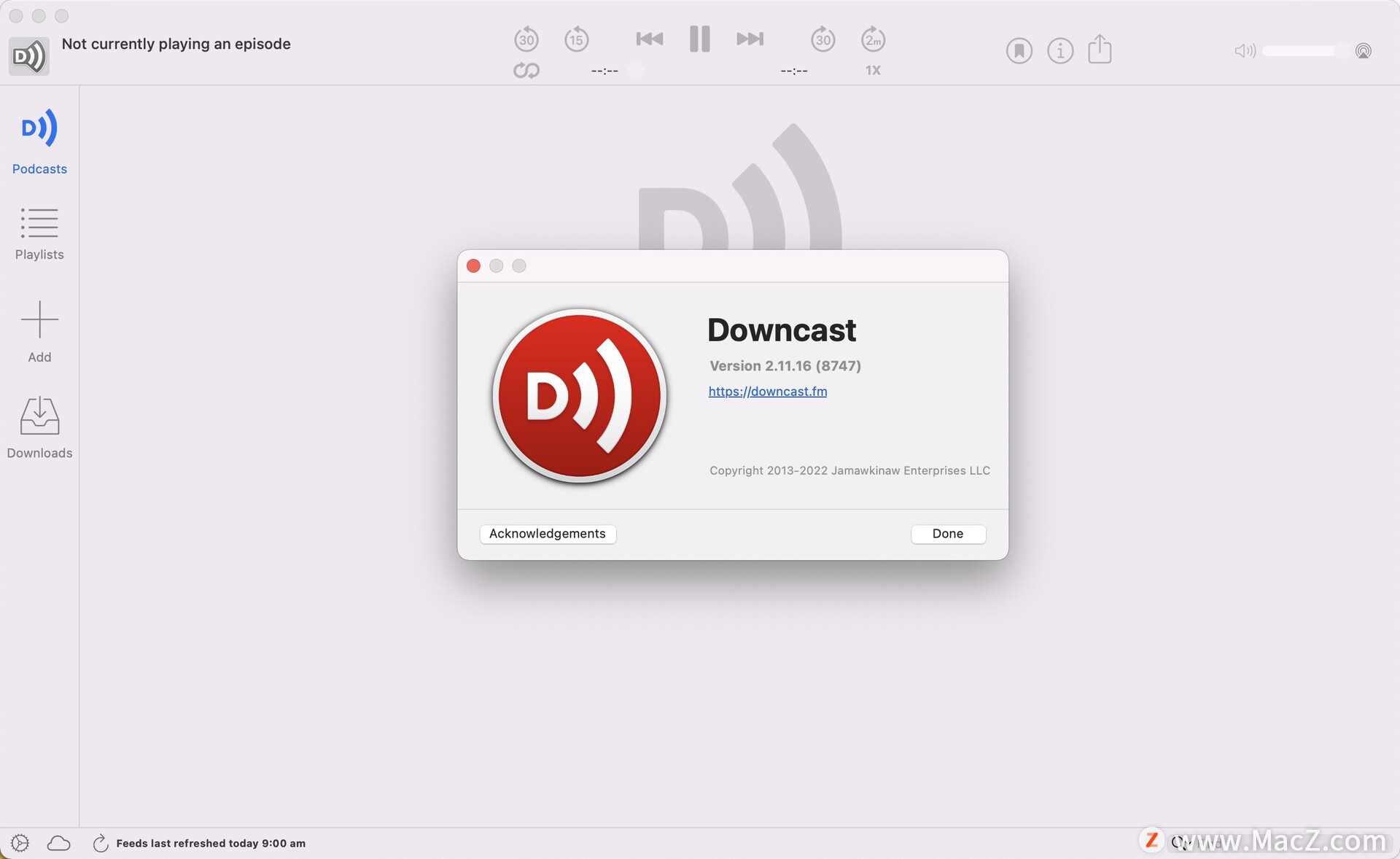 downcast mac-Downcast for mac(播客工具)- Mac下载插图1