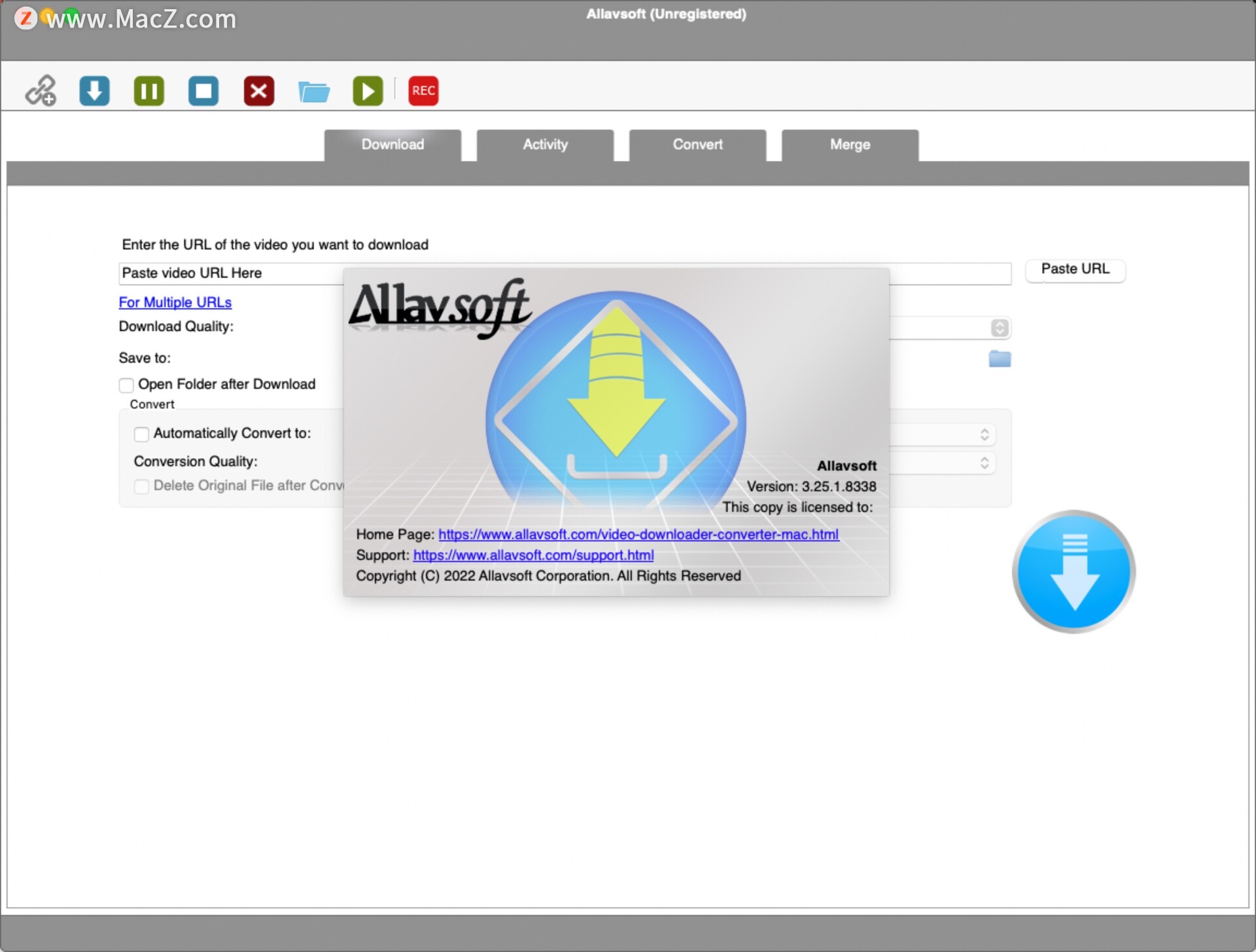 Allavsoft Video Downloader Converter Mac破解版-Allavsoft Video Downloader Converter for Mac(视频下载工具)- Mac下载插图1
