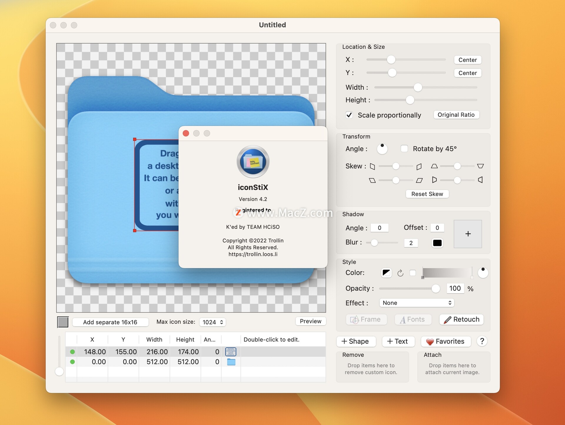 iconStiX fo mac破解版-iconStiX for mac(桌面图标工具)- Mac下载插图1
