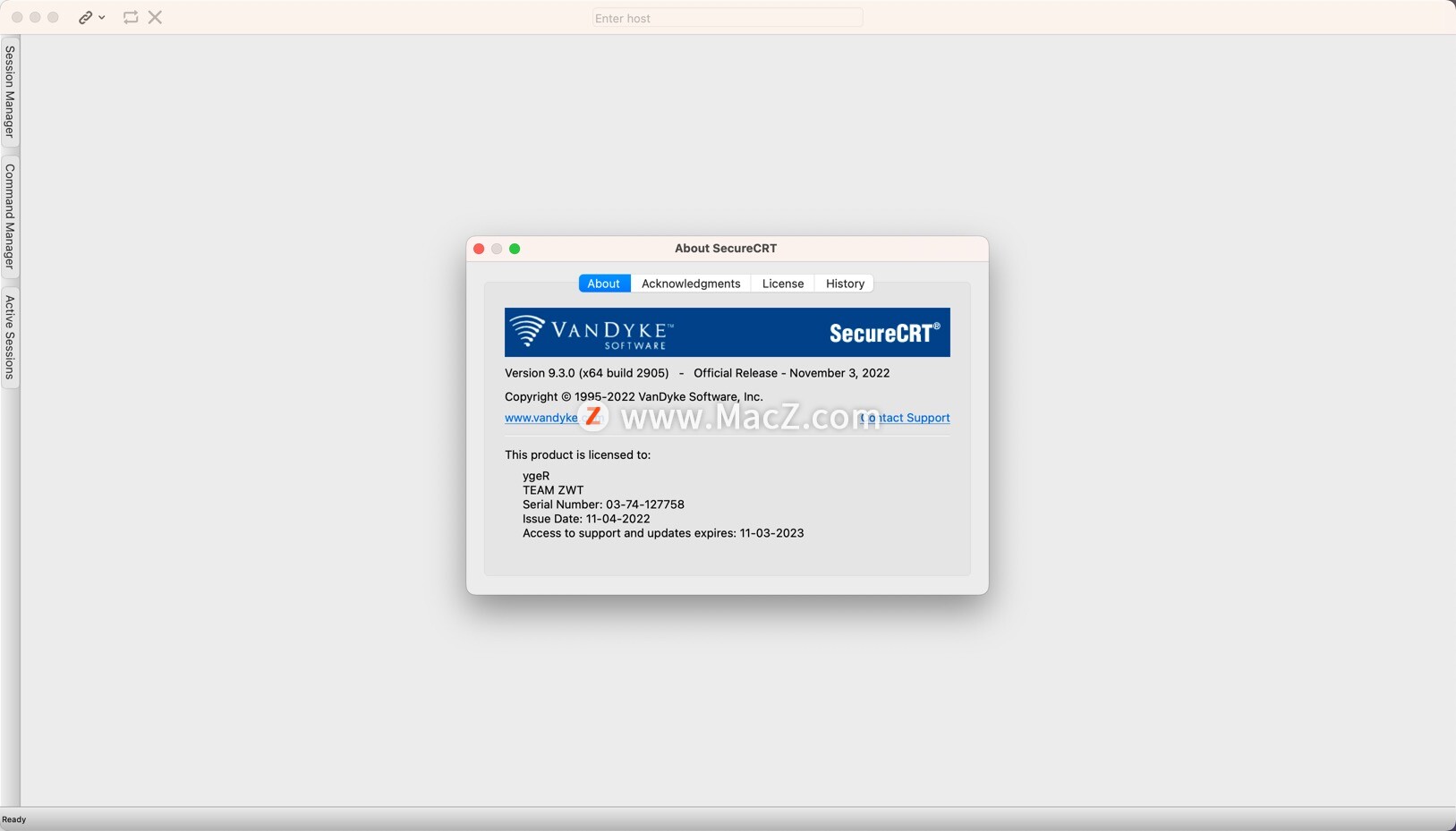 SecureCRT mac破解版下载-SecureCRT for Mac(专业终端SSH工具)附注册码- Mac下载插图1