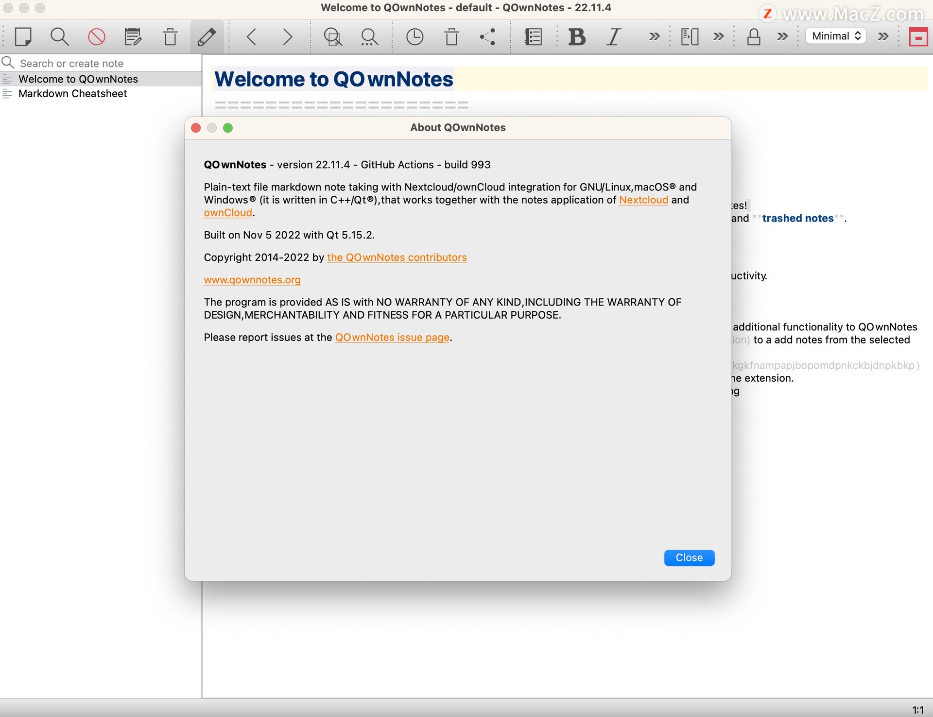 qownnotes mac官方版-QOwnNotes for mac(笔记和待办事项记录软件)- Mac下载插图1