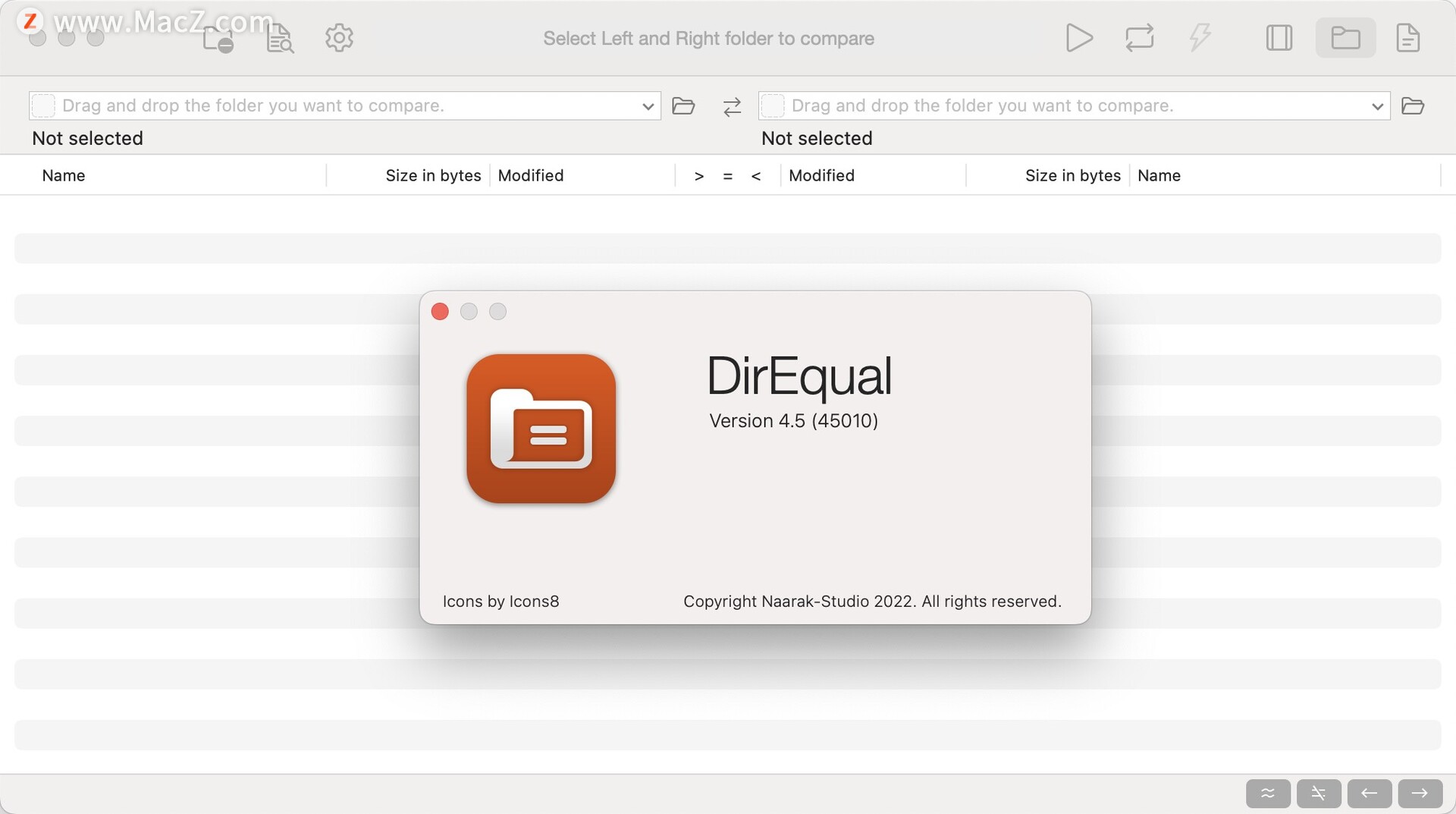 DirEqual 破解版下载-DirEqual for Mac(文件夹快速比较工具)- Mac下载插图1