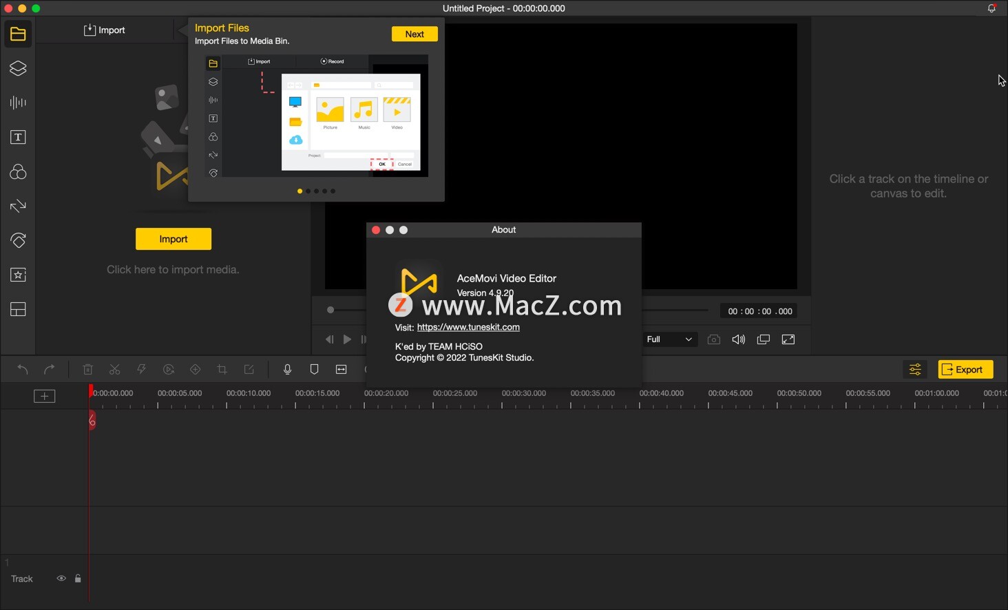 Tuneskit Acemovi Mac Tuneskit Acemovi Video Editor For Mac