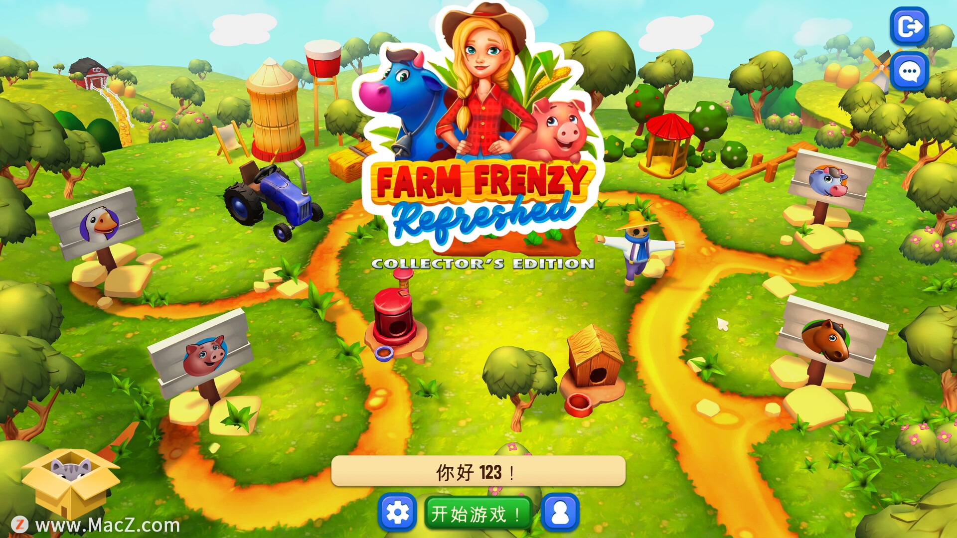 疯狂农场：刷新Farm Frenzy: Refreshed for Mac(农场模拟经营游戏)