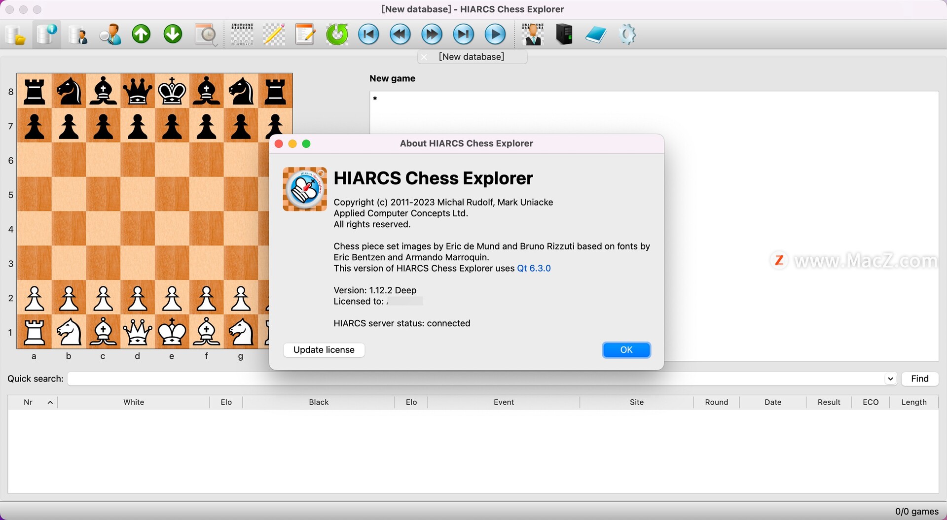 HIARCS Chess Explorer for Mac and PC Windows