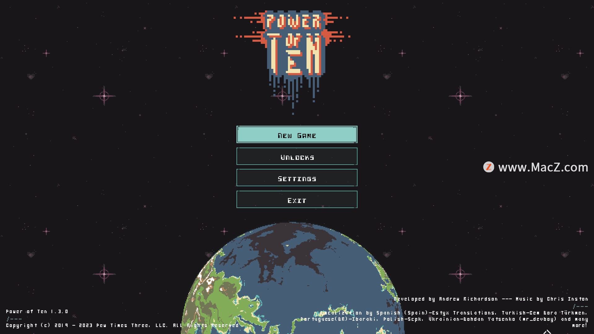 十的力量Power Of Ten for mac(像素风格射击游戏)