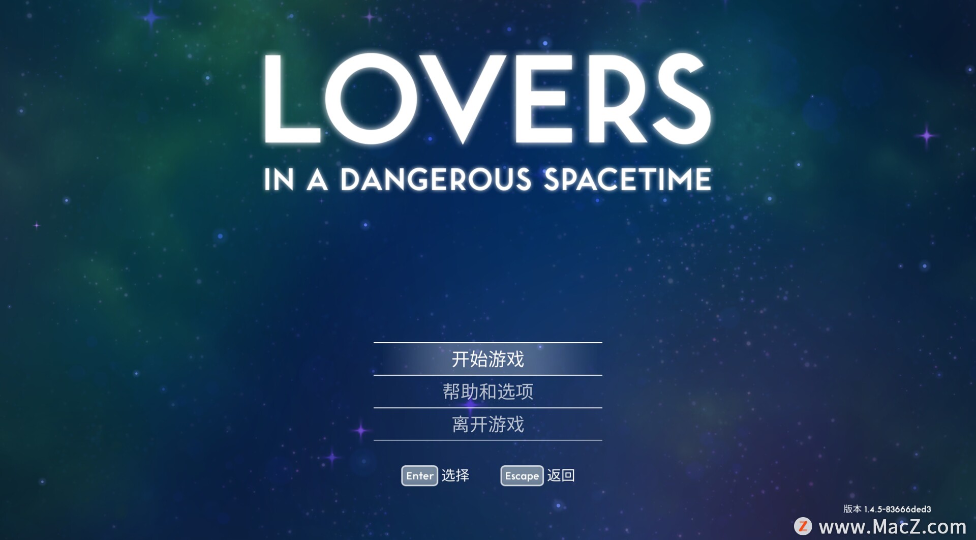 危险时空的恋人 Lovers in a Dangerous Spacetime for Mac(太空探险射击游戏)