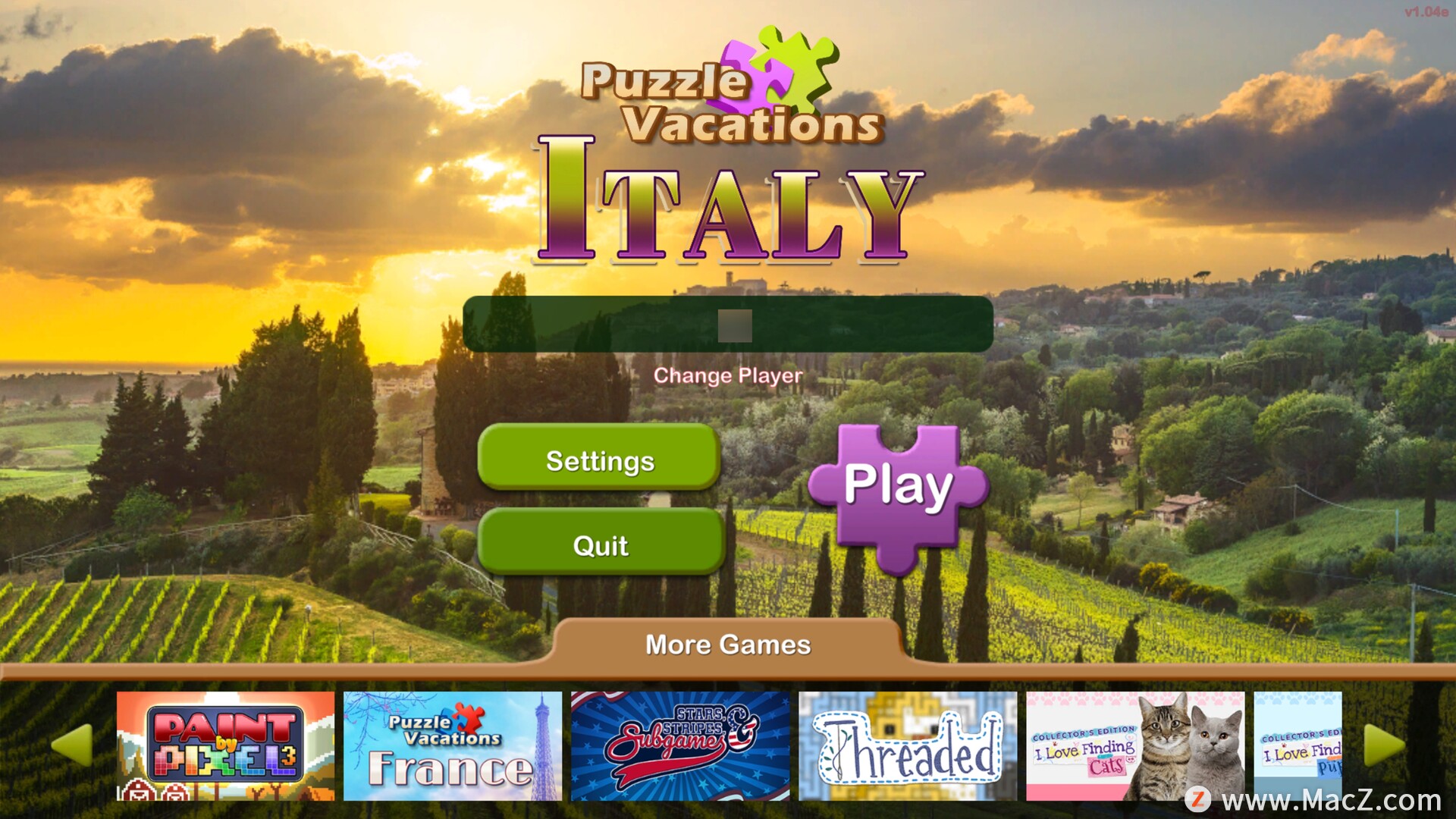 拼图假期：意大利 Puzzle Vacations Italy for mac