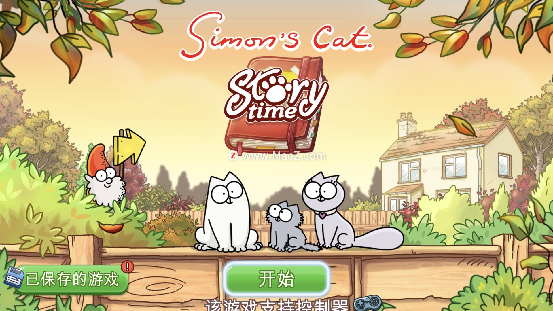 西蒙的猫故事时间Simon‘s Cat - Story Time for mac(好玩的消除游戏)