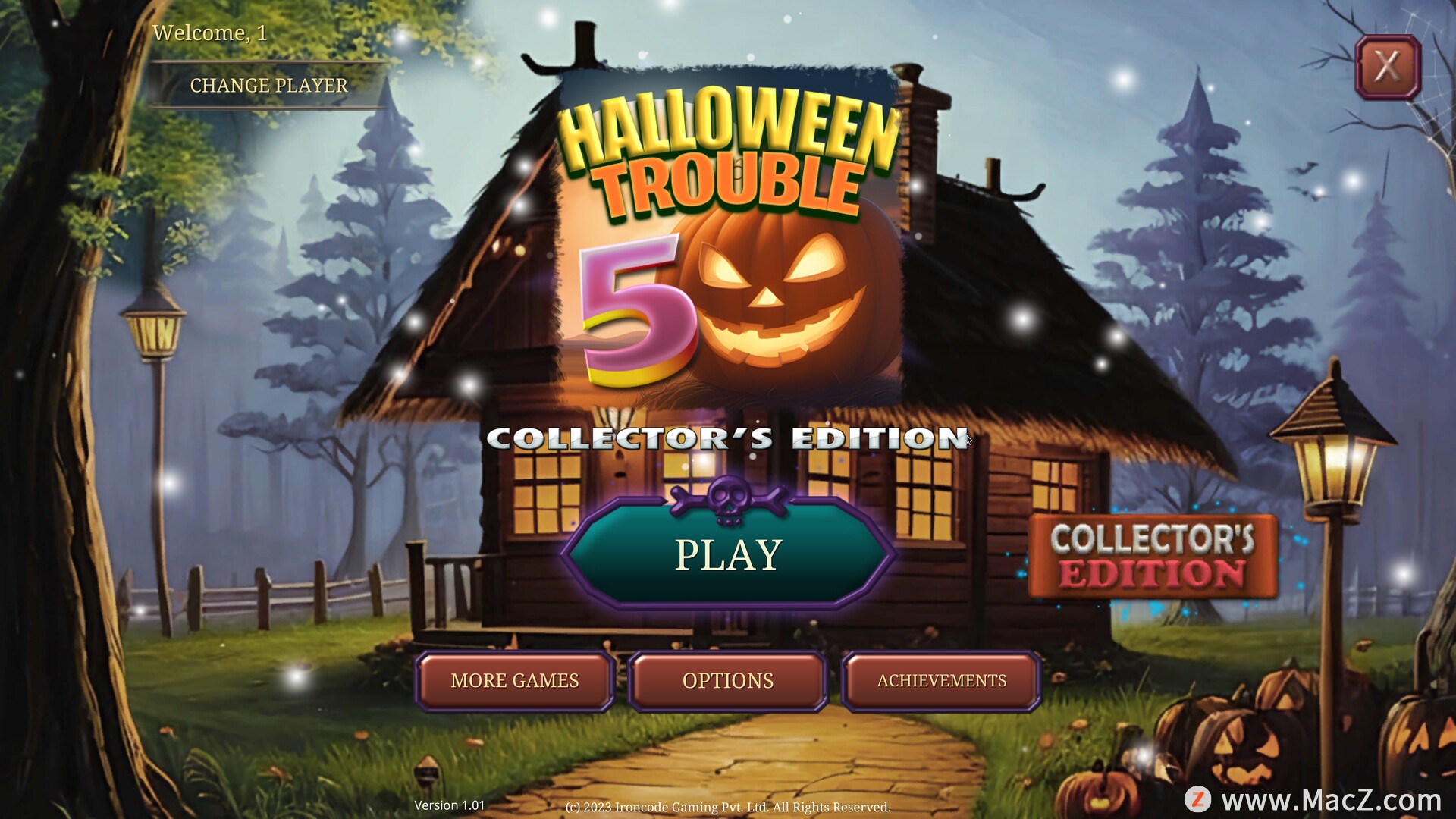 万圣节麻烦 5 HalloweenTrouble5 CE for mac(冒险解谜游戏)