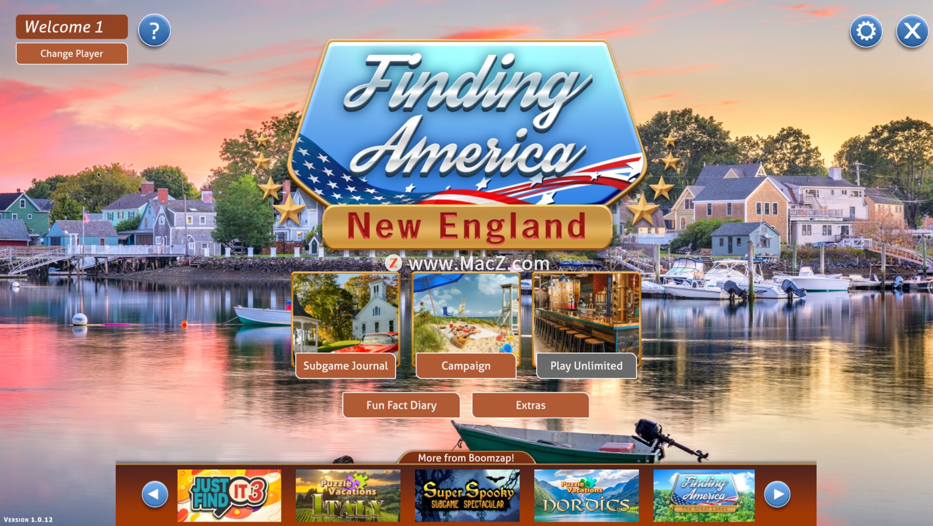寻找美国：新英格兰Finding America New England for mac(隐藏物品游戏)