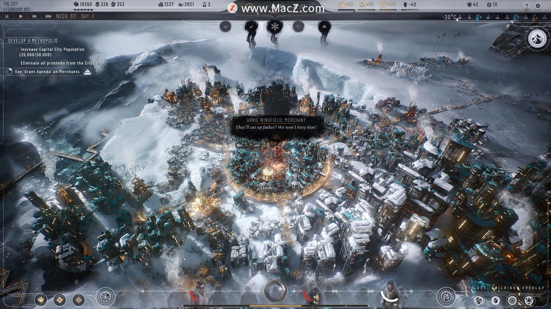 冰汽时代2 Frostpunk2 for mac(末日城市管理游戏)