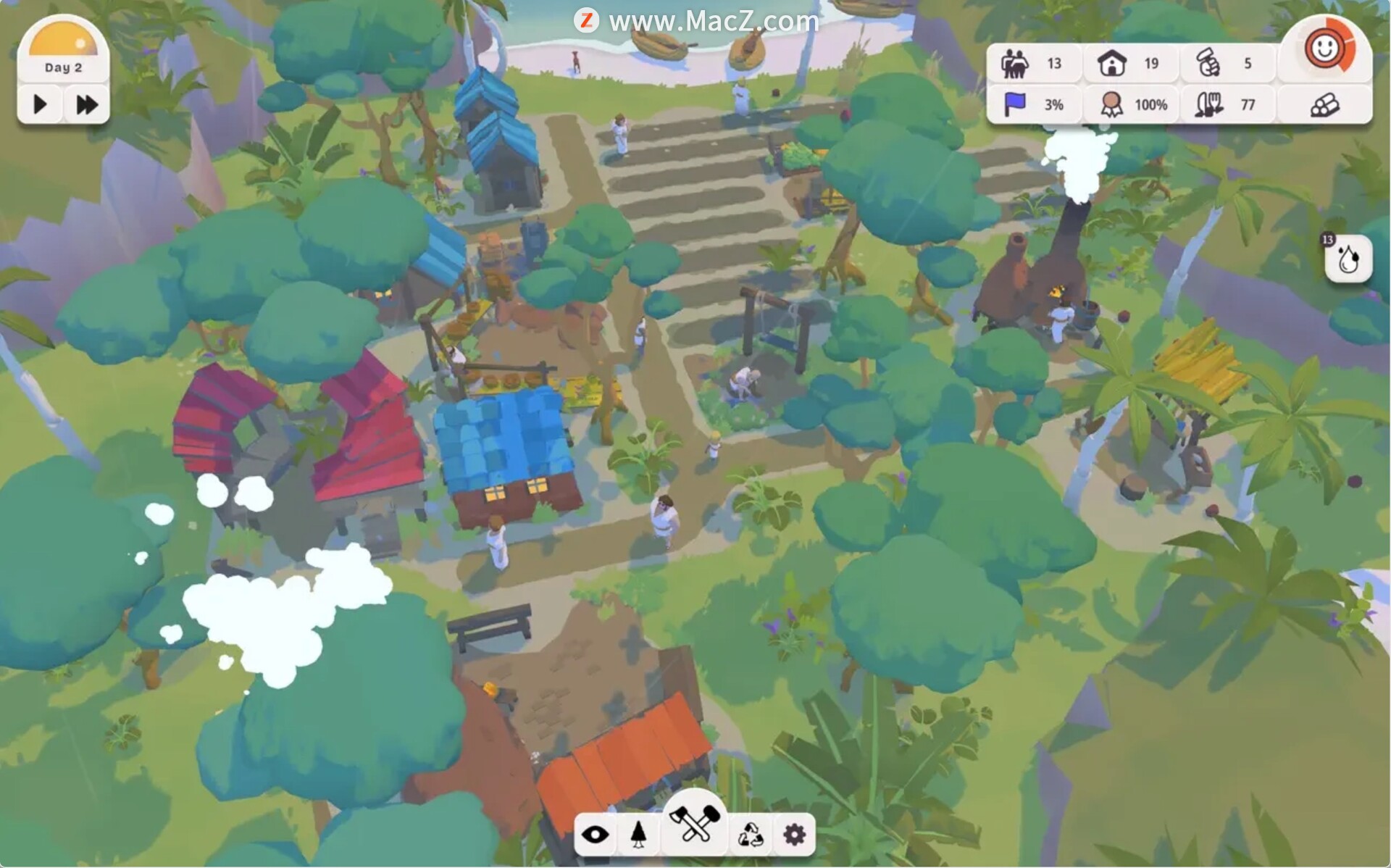 世外之地2Outlanders 2 for Mac(城市建設(shè)模擬器)